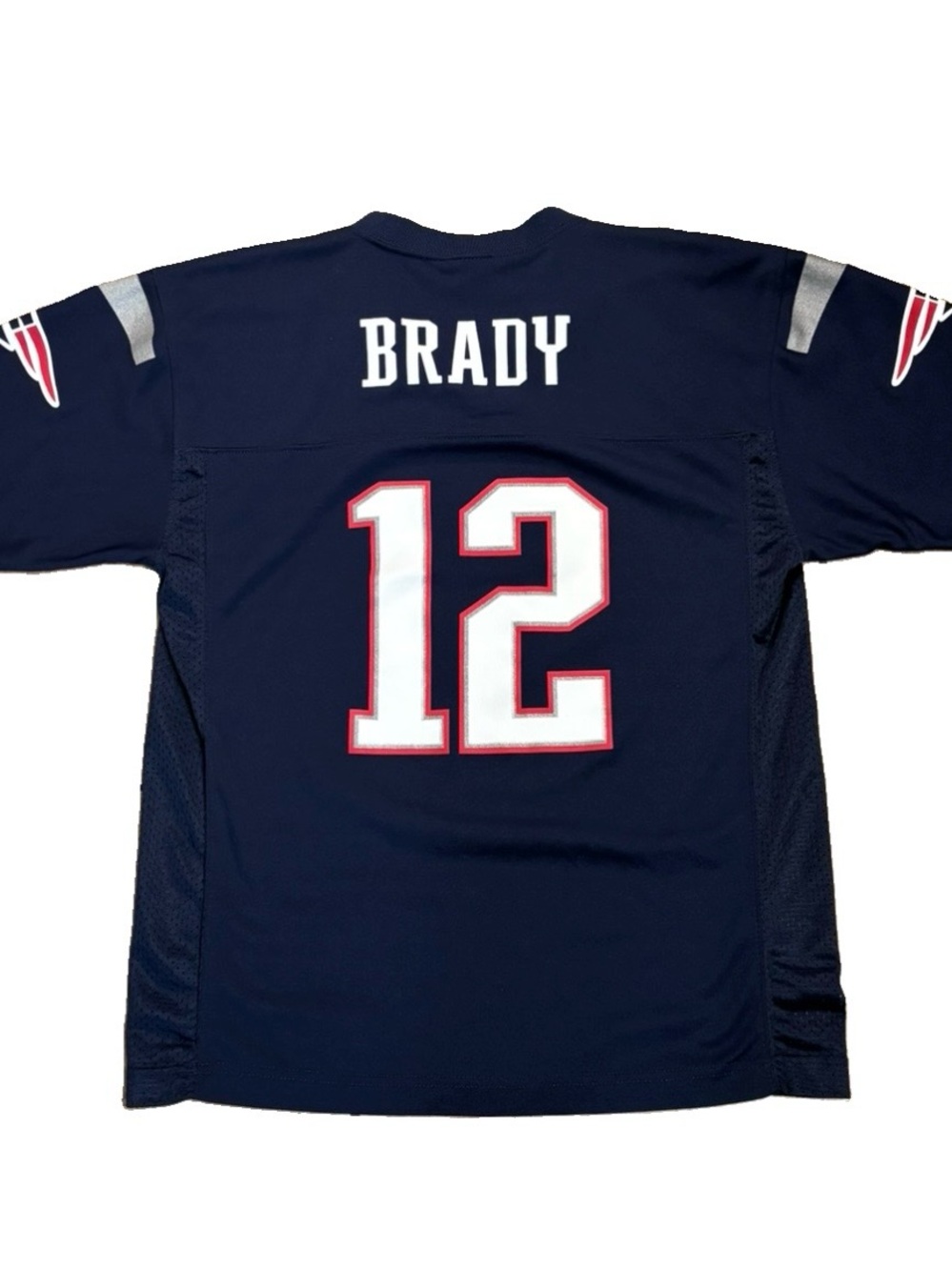 Tom Brady #12 New England Patriots Youth Large 14/16 NFL Team Apparel Jersey 🏈 - Picture 6 of 10